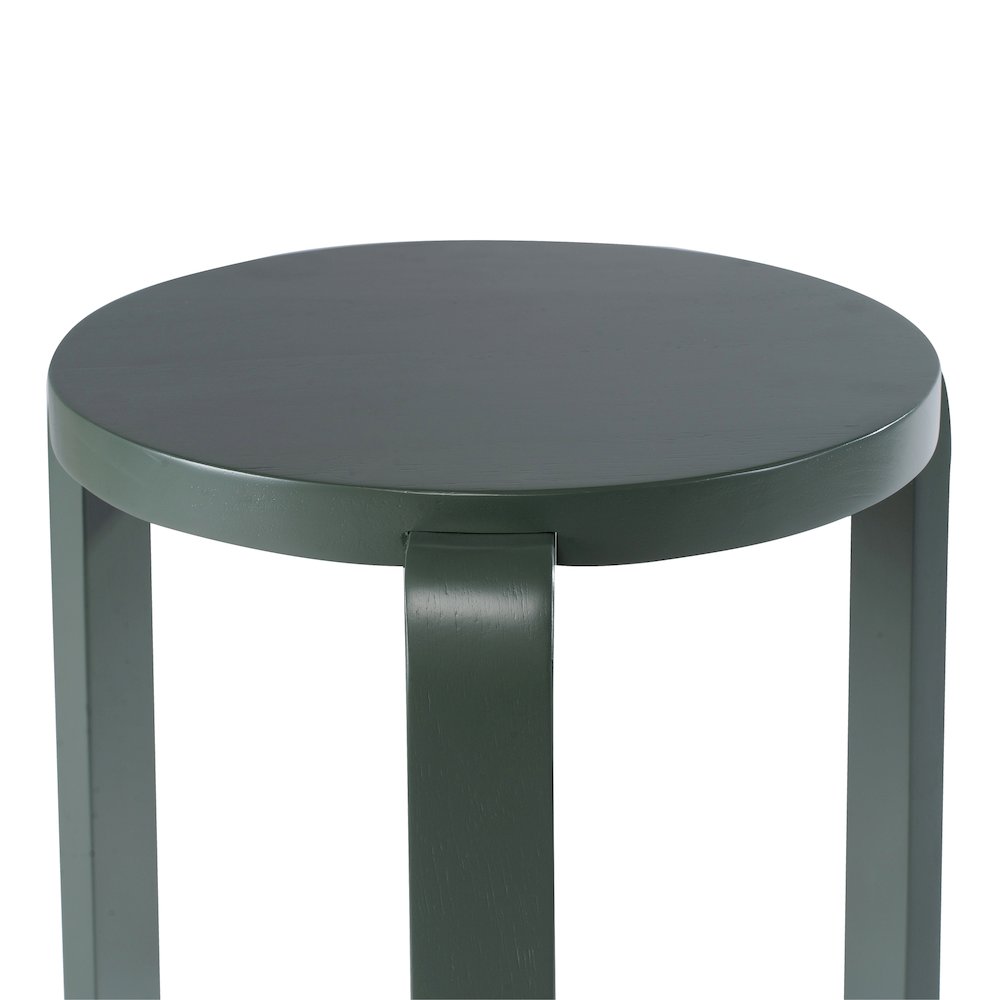 Mateo Round Backless Stacking Stools - Set of 2 - Spanish Moss