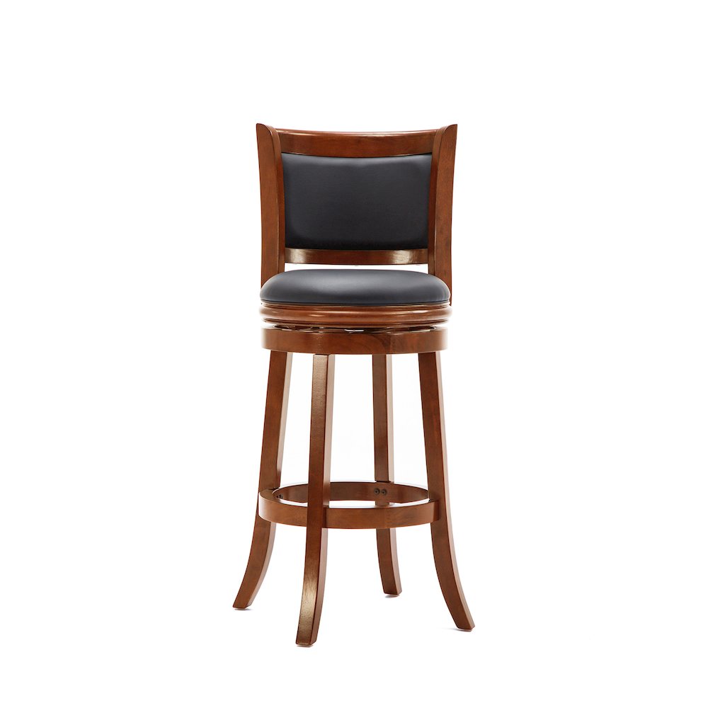Augusta Swivel Bar Stool - Cherry