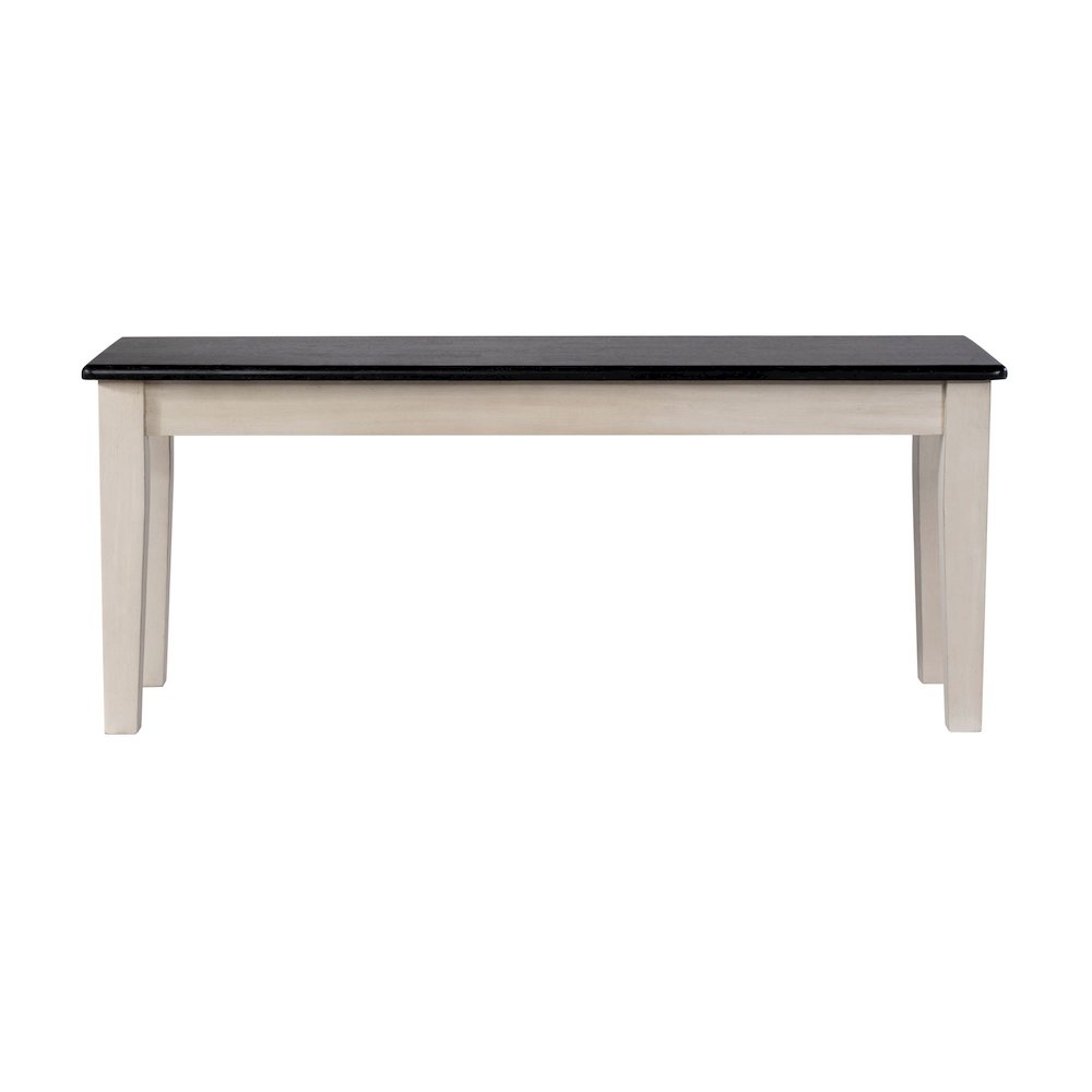 Shaker Dining Bench - European Black Ash/Antique White
