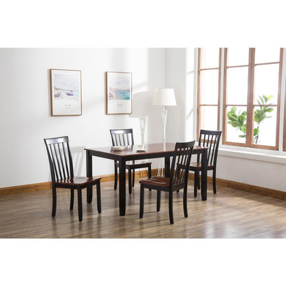 Bloomington 5-Piece Dining Set - Black/Cherry