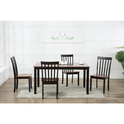 Bloomington 5-Piece Dining Set - Black/Cherry