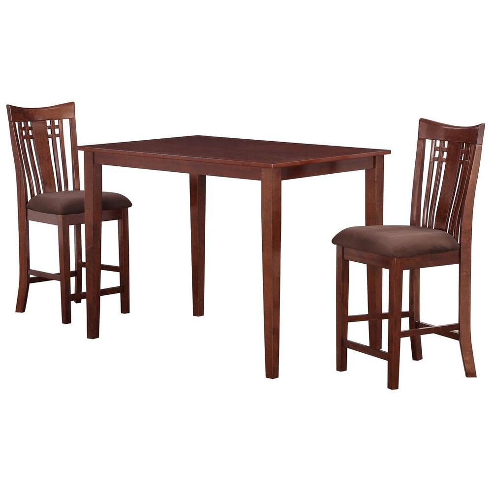 Jamie 3-Piece Pub Set, Type B, Cappuccino