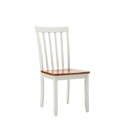Bloomington Dining Chairs, Set of 2 - Cream/Honey Oak