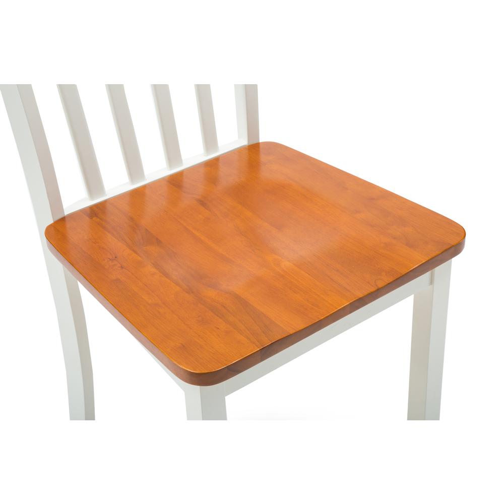 Bloomington Dining Chairs, Set of 2 - Cream/Honey Oak