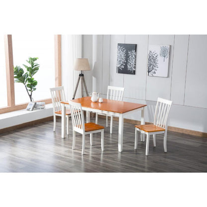 Bloomington Dining Chairs, Set of 2 - Cream/Honey Oak