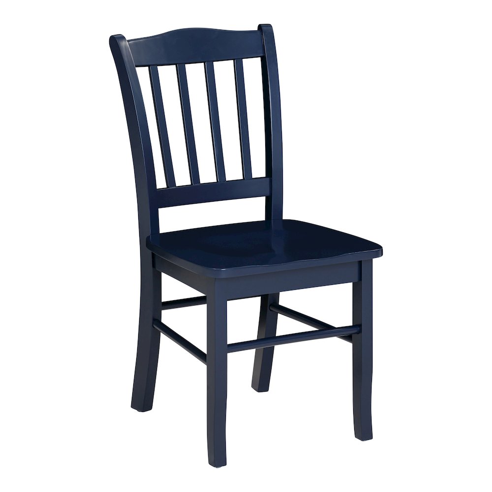 Shaker Dining Chairs, Set of 2 – Navy Blue Finish