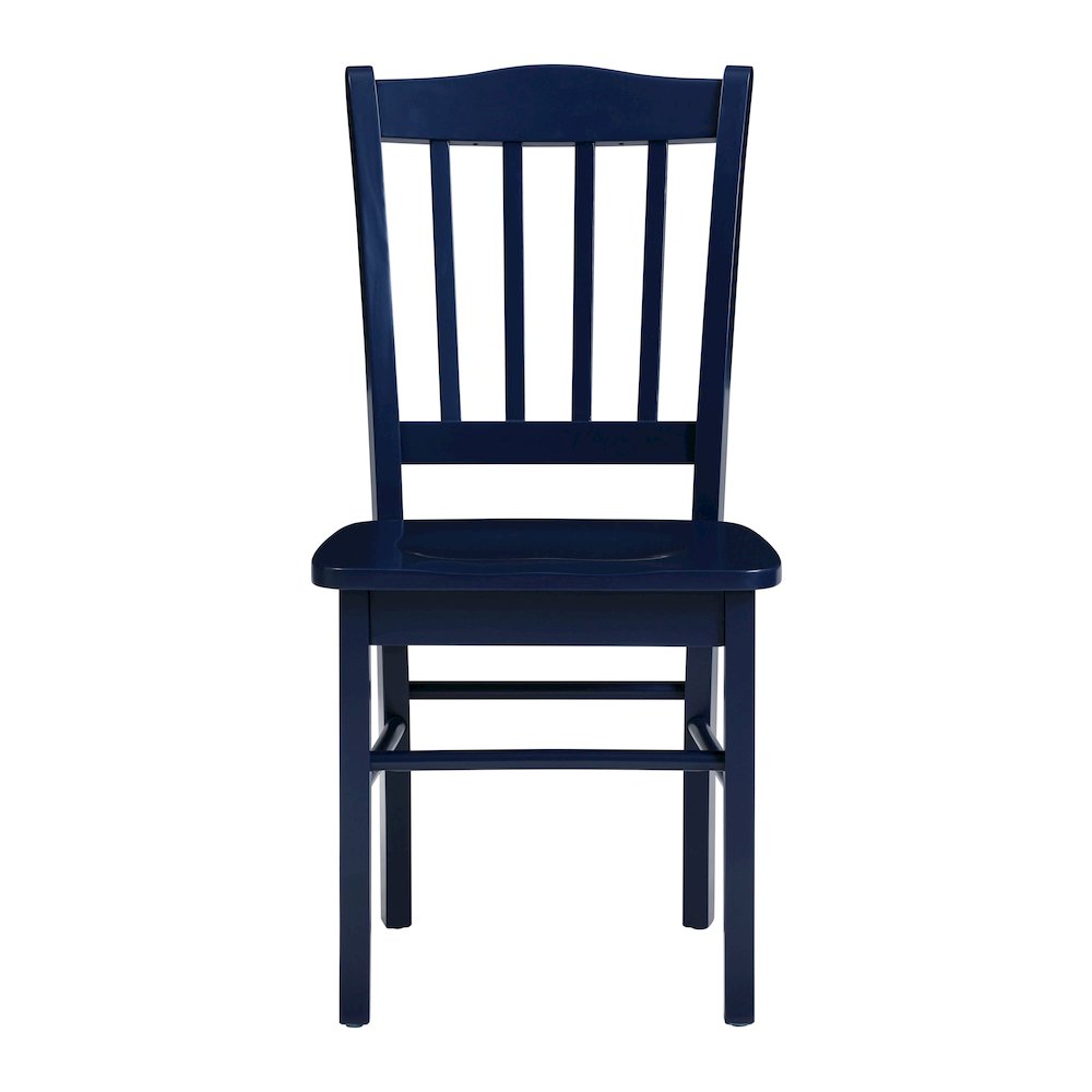 Shaker Dining Chairs, Set of 2 – Navy Blue Finish