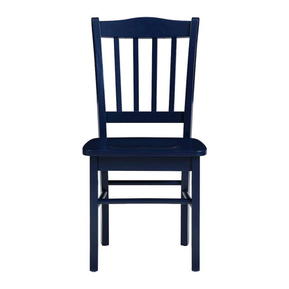 Shaker Dining Chairs, Set of 2 – Navy Blue Finish