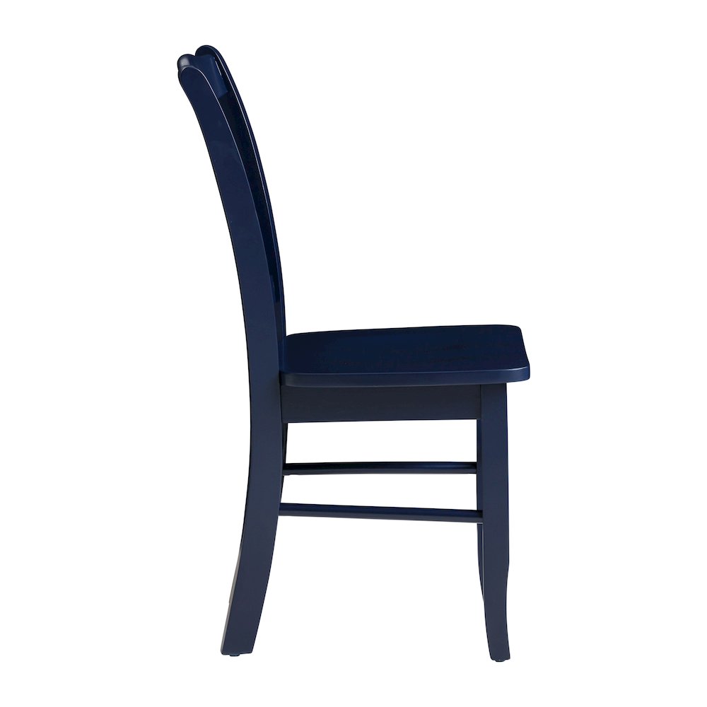 Shaker Dining Chairs, Set of 2 – Navy Blue Finish