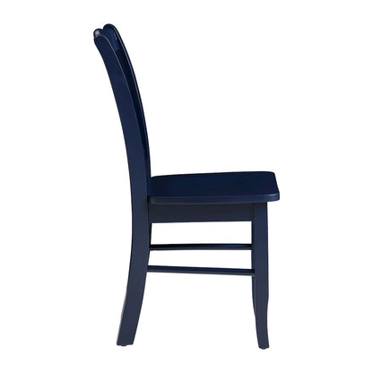 Shaker Dining Chairs, Set of 2 – Navy Blue Finish