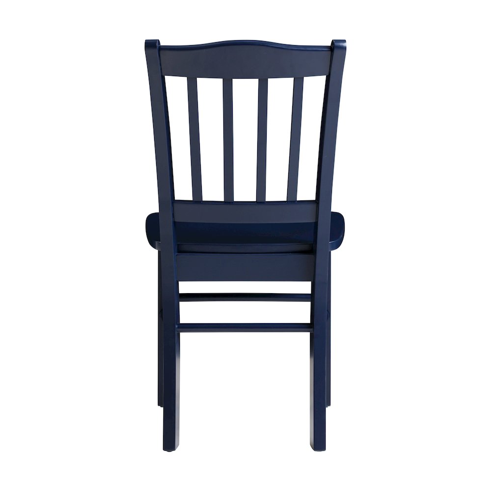 Shaker Dining Chairs, Set of 2 – Navy Blue Finish
