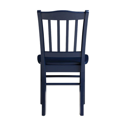 Shaker Dining Chairs, Set of 2 – Navy Blue Finish