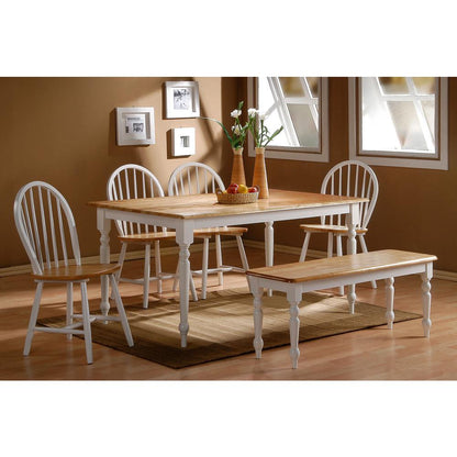 Title - Windsor Farmhouse Dining Chairs, Set of 2 - Cream/Natural
