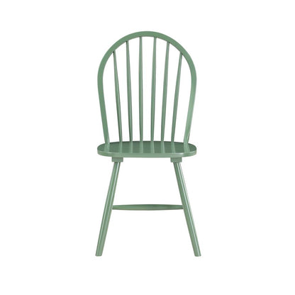 Carolina Dining Chairs – Set of 2 - Equestrian Green