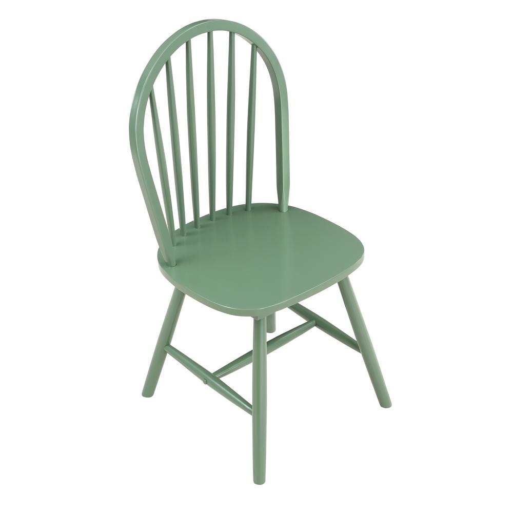 Carolina Dining Chairs – Set of 2 - Equestrian Green