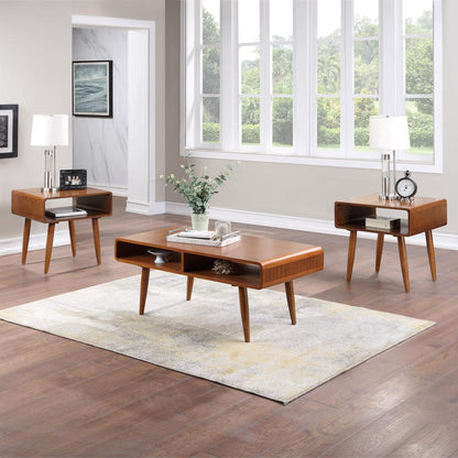 Dansk 3-Piece Occasional Table Set - Rich Walnut