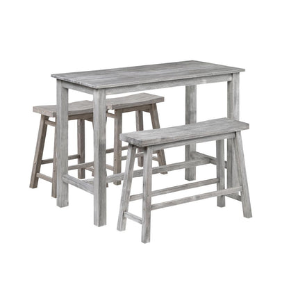 Sonoma 4pc Pub Set - Storm Gray Wire-Brush Finish