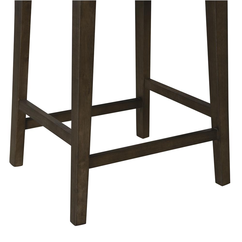 Torino 24" Wood Counter Stool - Carbonite Finish