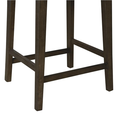 Torino 24" Wood Counter Stool - Carbonite Finish