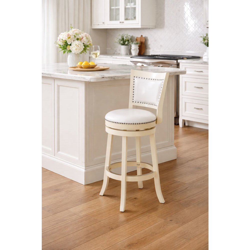 Bristol Swivel Bar Stool - Buttermilk