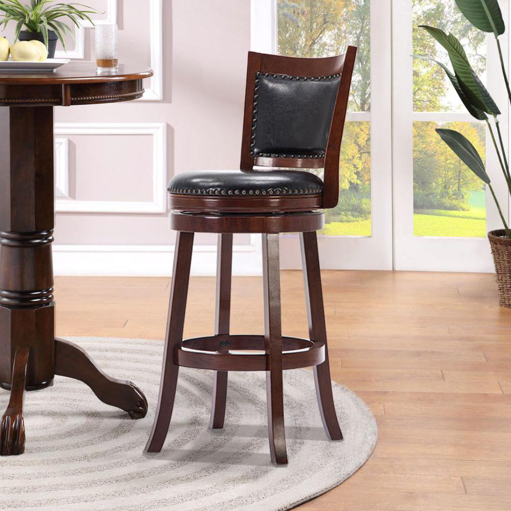 Bristol Swivel Bar Stool - Cherry
