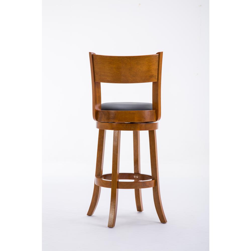 Palmetto Swivel Bar Stool  - Fruitwood