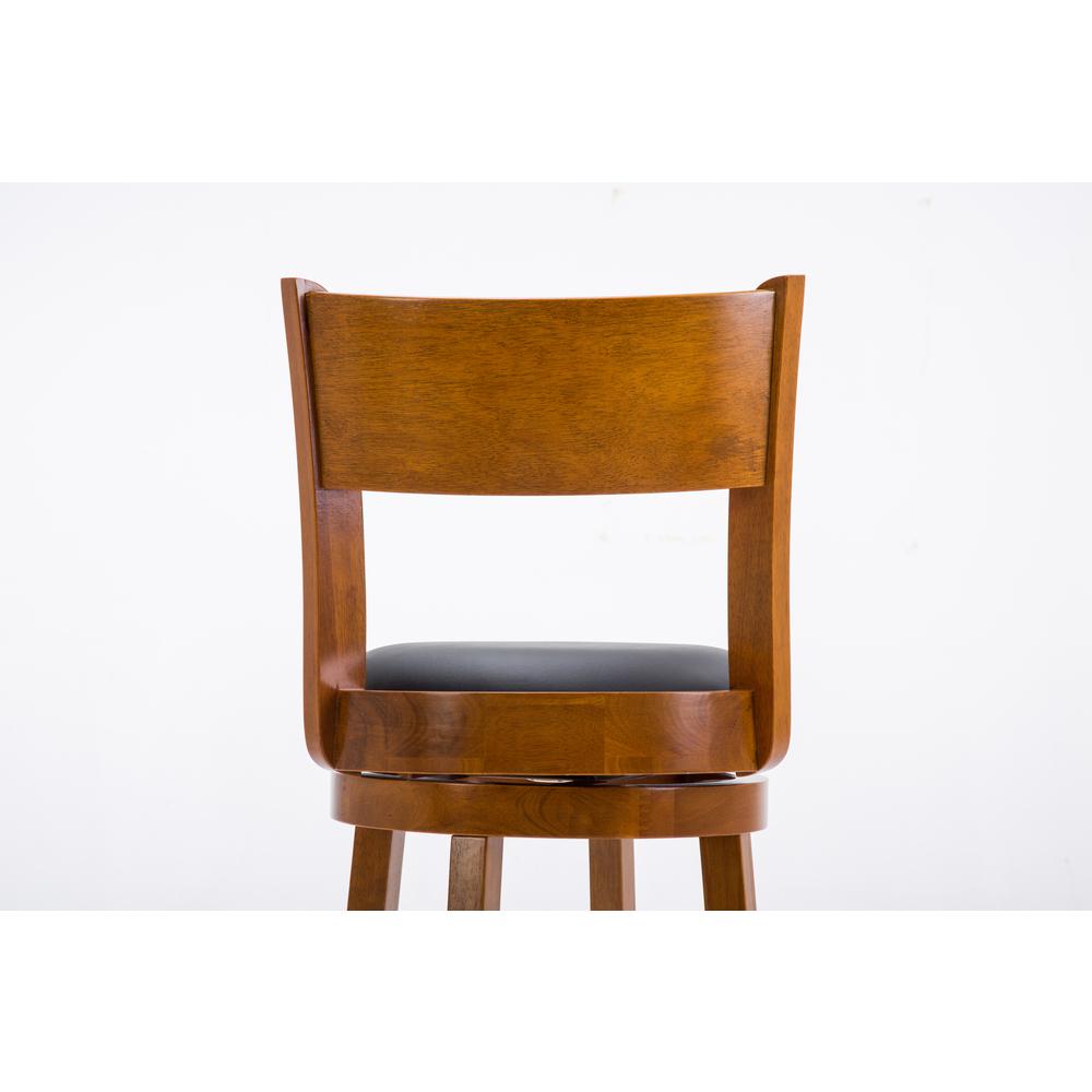 Palmetto Swivel Bar Stool  - Fruitwood