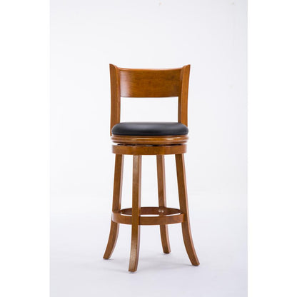 Palmetto Swivel Bar Stool  - Fruitwood