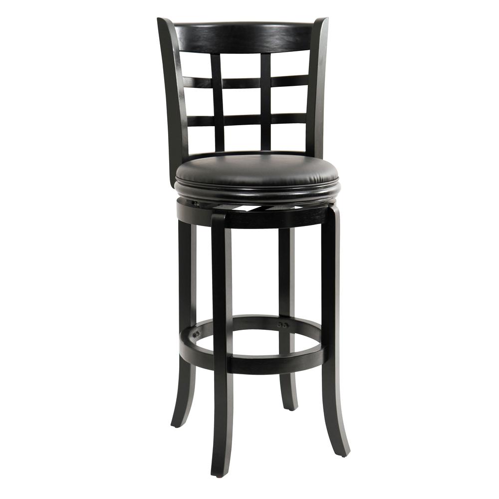 Kyoto Swivel Bar Stool - Black