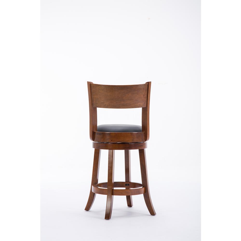 Palmetto Swivel Counter Stool  - Walnut