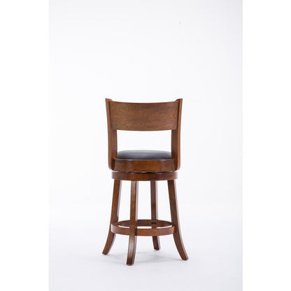 Palmetto Swivel Counter Stool  - Walnut