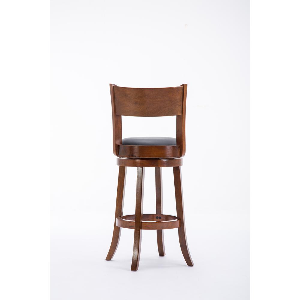 Palmetto Swivel Bar Stool  - Walnut