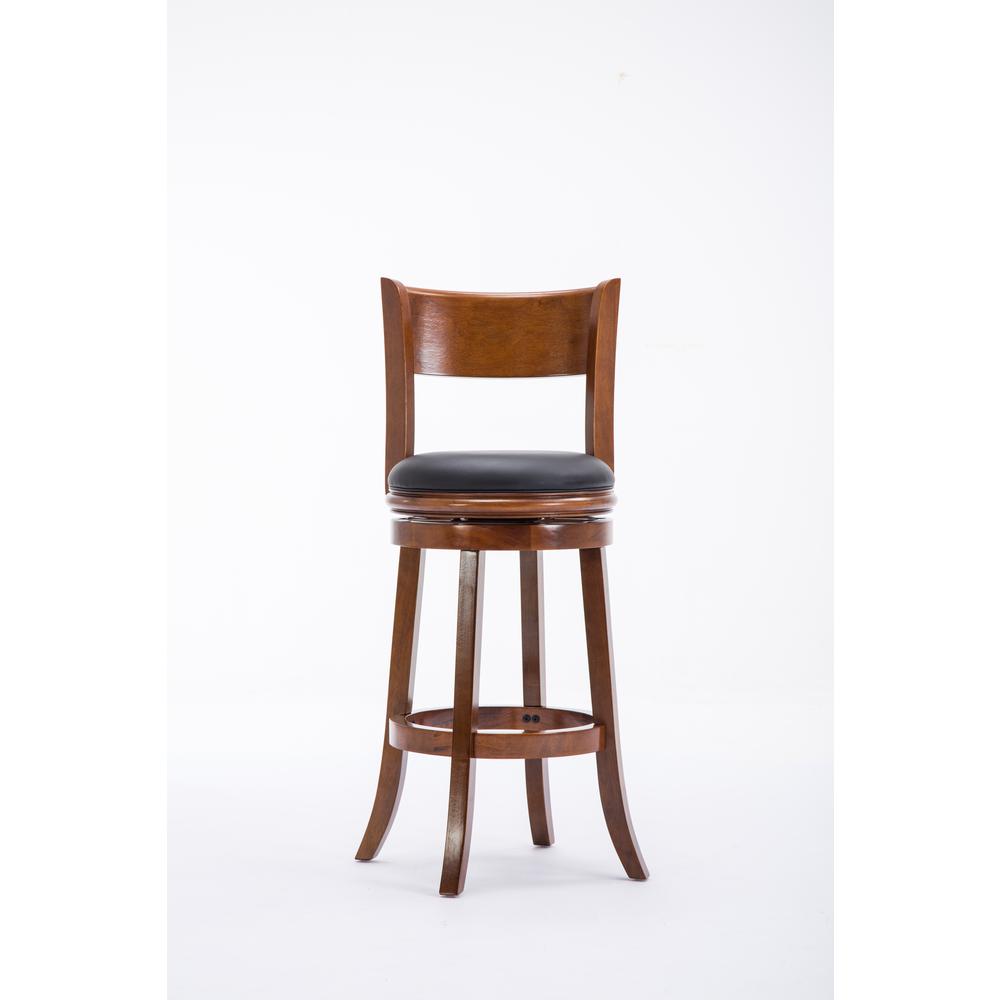 Palmetto Swivel Bar Stool  - Walnut