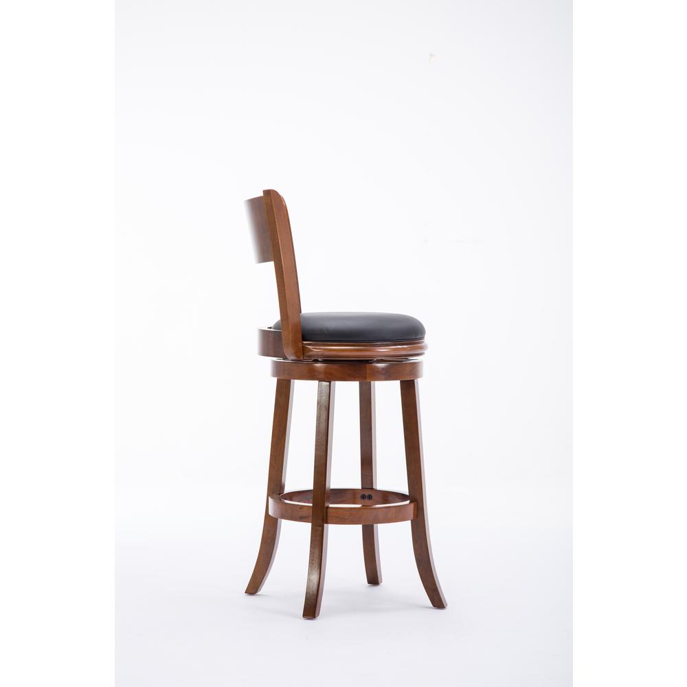 Palmetto Swivel Bar Stool  - Walnut