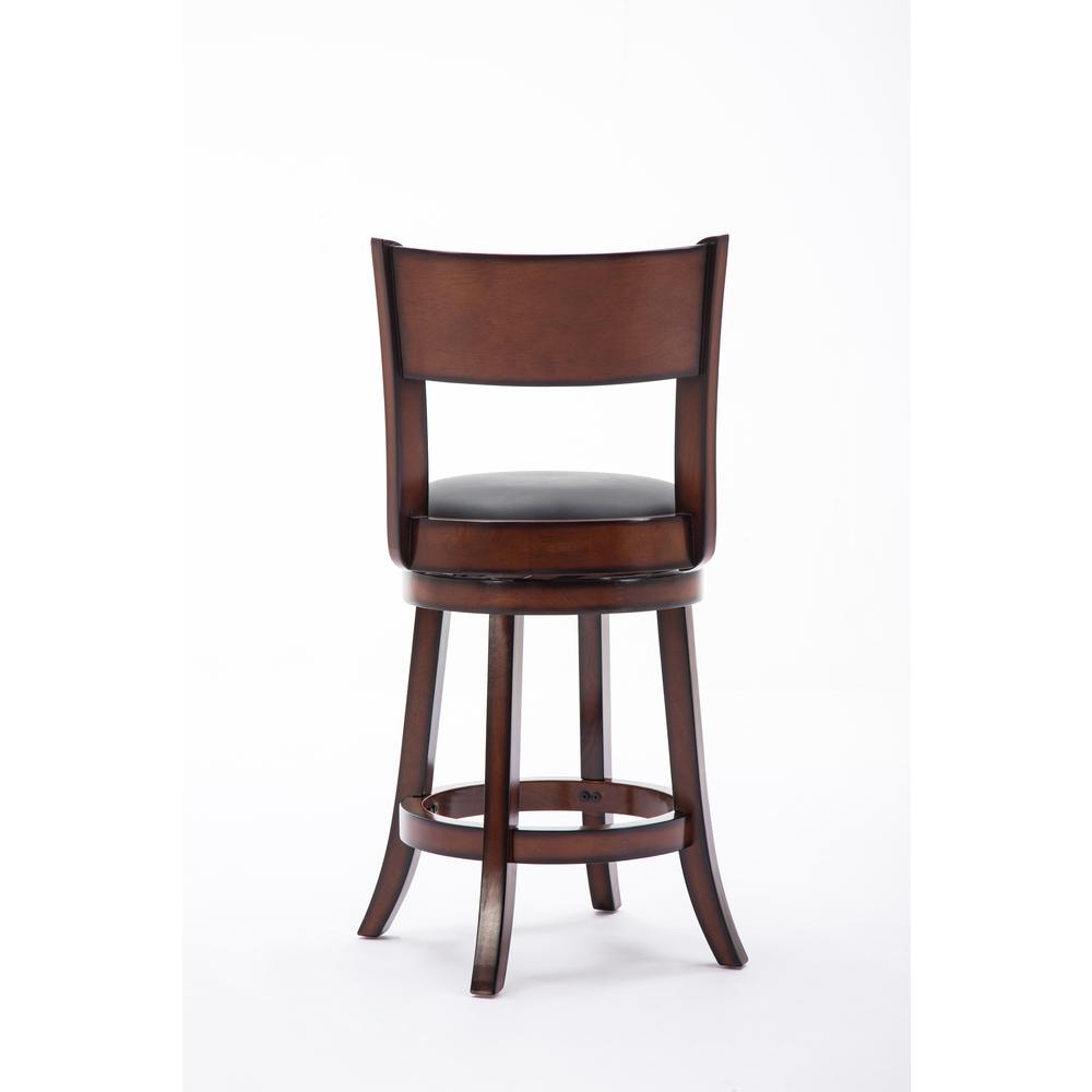 Palmetto Swivel Counter Stool  - Brandy