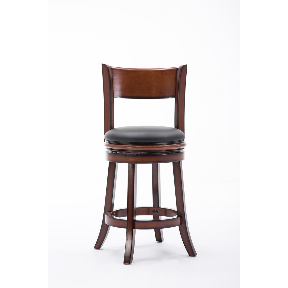 Palmetto Swivel Counter Stool  - Brandy