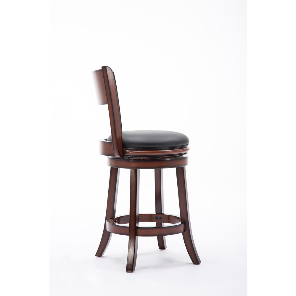 Palmetto Swivel Counter Stool  - Brandy