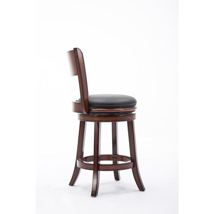 Palmetto Swivel Counter Stool  - Brandy