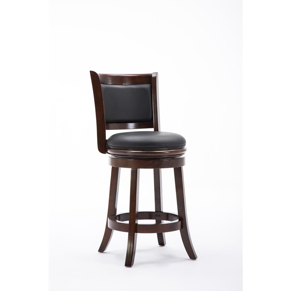 Augusta Swivel Counter Stool - Cappuccino