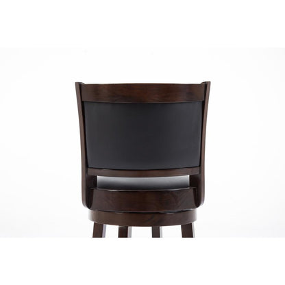 Augusta Swivel Counter Stool - Cappuccino