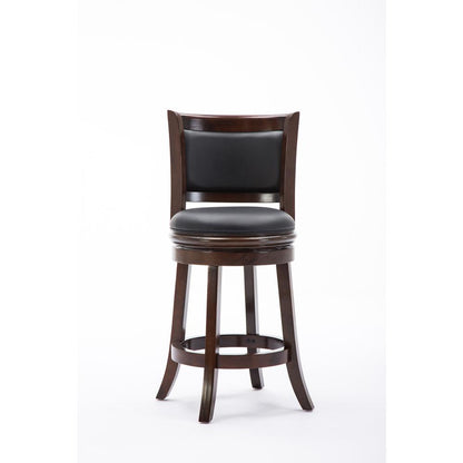 Augusta Swivel Counter Stool - Cappuccino
