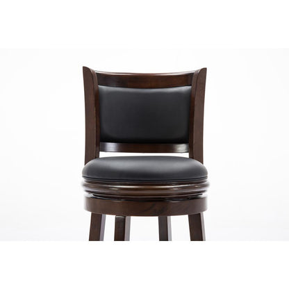 Augusta Swivel Counter Stool - Cappuccino