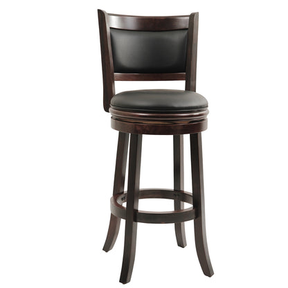 29" Augusta Swivel Stool, Cappuccino