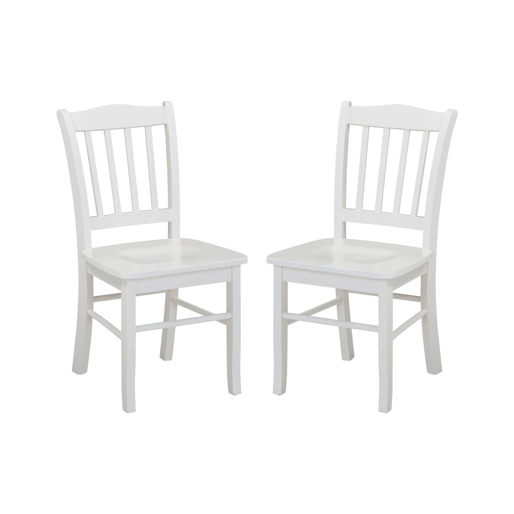Shaker Dining Chairs, Set of 2 – Cream Finish