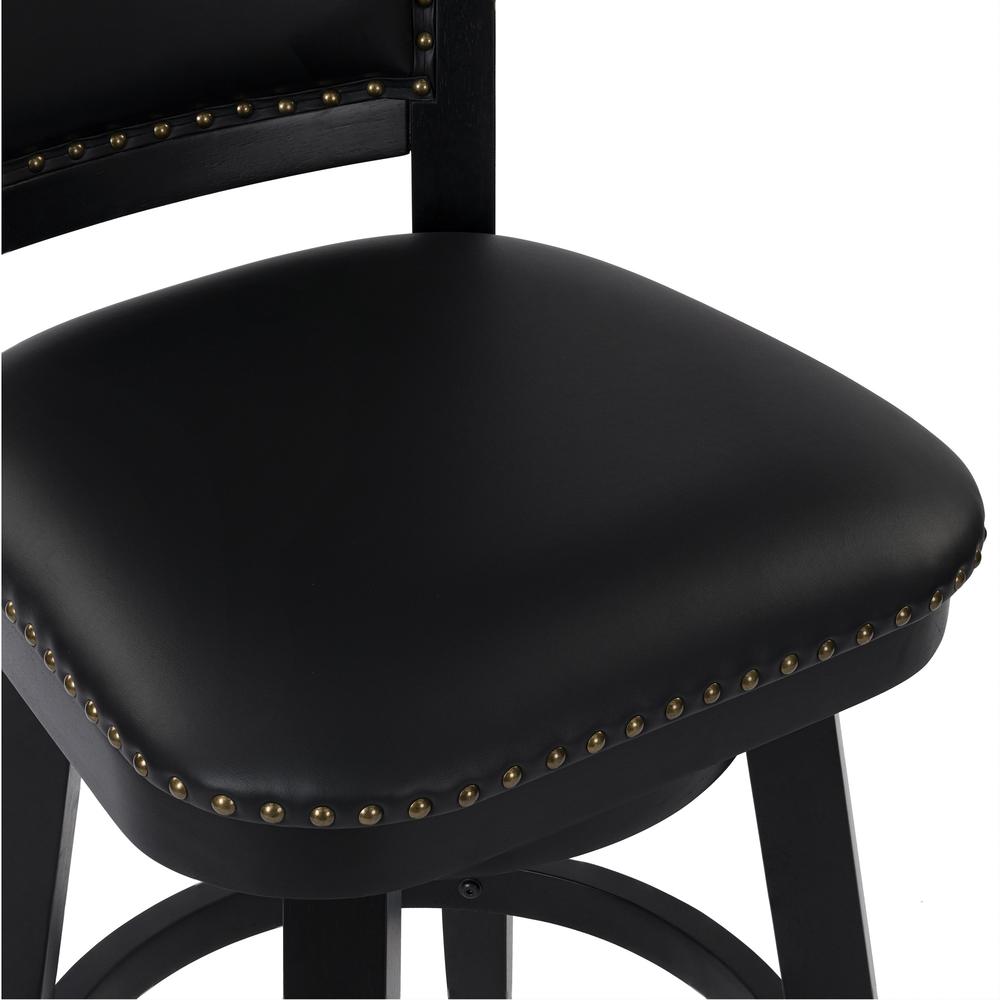 Broadmoor Bar Height Swivel Stool - Black
