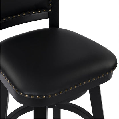 Broadmoor Bar Height Swivel Stool - Black