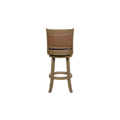 Augusta 26" Swivel Counter Stool - Distressed Sandrift