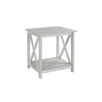Jamestown End Table - Antique White