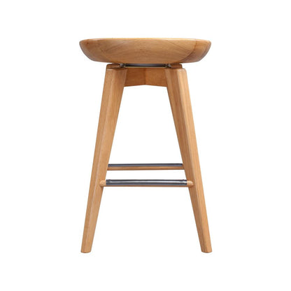 Bali Backless Swivel Counter Stool - Natural