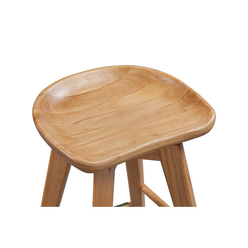 Bali Backless Swivel Counter Stool - Natural